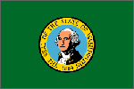La bandiera dello Stato di Washington