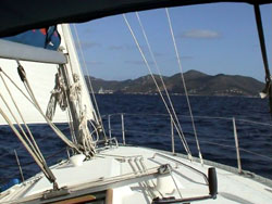 Verso Trellis Bay. Bolina ai Caraibi !