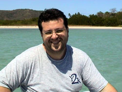 Trellis Bay: Max a bordo del tender