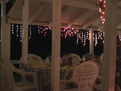 Anegada: la veranda del Potter by the Sea.