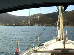 Tortola: Road Harbour, Sea Rider ritorna a casa.