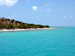 Saba Rock: il reef verso Eustatia Sound