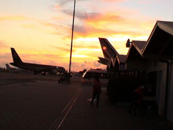 Aeroporto di St. Marteen - un tramonto caraibico !