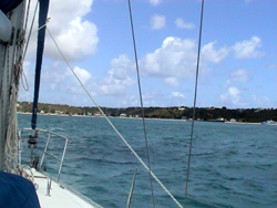Anguilla Road Bay: avvicinamento