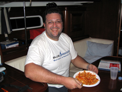 Simpson Bay Lagoon: pasta italiana.