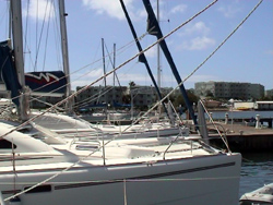 Oyster Pond: la base Moorings.