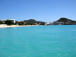 Simpson Bay: la spiaggia.