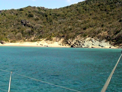 Anse de Colombier: la baia