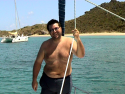 Anse de Colombier: il comandante