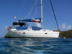 Anse de Colombier: Cent Lieues al gavitello