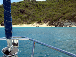 Anse de Colombier: un'ultima occhiata alla spiaggia.
