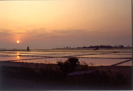 Tramonto sulle Saline di Marsala