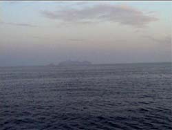 Palmarola all'alba