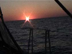 Un tramonto spettacolare