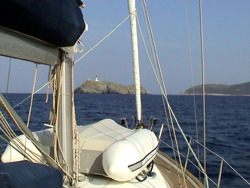 La Giraglia in arrivo