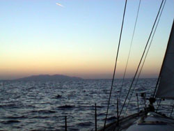 L'isola del Giglio al tramonto