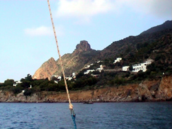 Scorcio del paese di Panarea