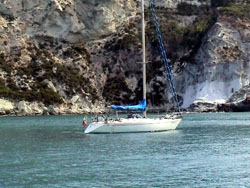 Siamo nella baia prima di Cala Feola