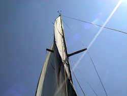 A vela verso il Circeo