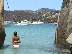 Santa Giulia: scorcio sulla baia e Y2K.