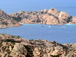 Caprera: scorcio di Cala Coticcio.