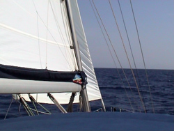 Verso Ustica: di bolina con il NE