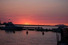 Marsala: splendido tramonto.