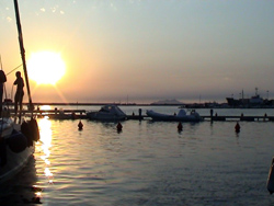 Marsala: tramonto.