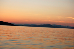 Capo Coda Cavallo: tramonto